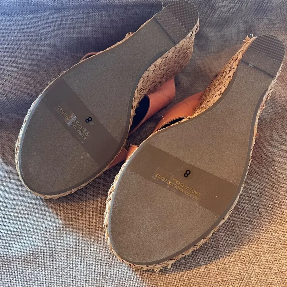 DV Dolce Vita Wedge Criss Cross Heels Sandals Espadrille‎ 4
